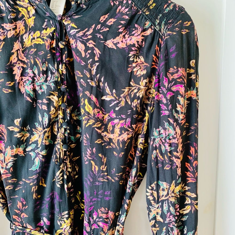 H&M Black & Floral Dress